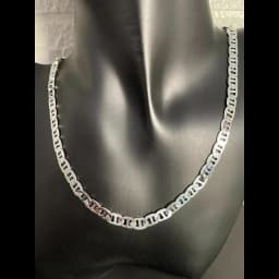 45-60CM 925 Sterling Silver 6MM Men's Necklace Bracelet Set Luxury Quality Jewelry Wholesale Accessories