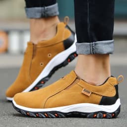 Men Casual Sports Shoes Breathable Orthopedic Travel Flat-Bottomed Casual Shoes Suitable Outdoor Activities Hiking Sports Shoes
