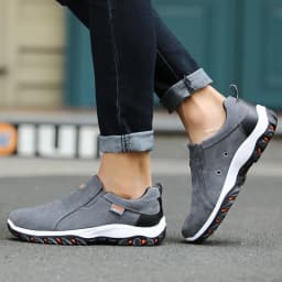 Men Casual Sports Shoes Breathable Orthopedic Travel Flat-Bottomed Casual Shoes Suitable Outdoor Activities Hiking Sports Shoes