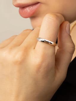 925 Sterling Silver Zircon 3mm Circular Aperture Fashionable Ring For Women Engagement Wedding Luxury High Quality Fine Jewelry