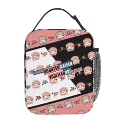 Gojo Satoru Accessories Insulated Lunch Bag For School Food Container Reusable Thermal Cooler Lunch Box