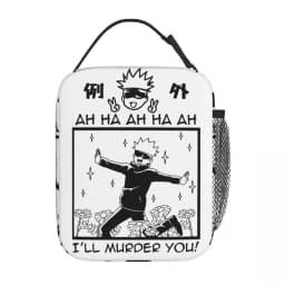 Gojo Satoru Accessories Insulated Lunch Bag For School Food Container Reusable Thermal Cooler Lunch Box