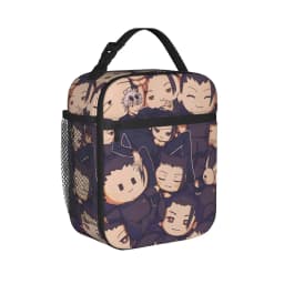 Gojo Satoru Accessories Insulated Lunch Bag For School Food Container Reusable Thermal Cooler Lunch Box