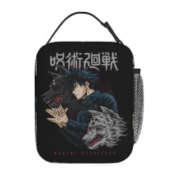 Gojo Satoru Accessories Insulated Lunch Bag For School Food Container Reusable Thermal Cooler Lunch Box