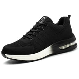 Lightweight Safety Shoes Women Men Air Cushion Work Sneakers Steel Toe Shoes Construction Safety Boots Anti-smash Work Shoes