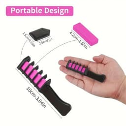 10 color portable Hair dye set Chalk Comb temporary washable hair dye