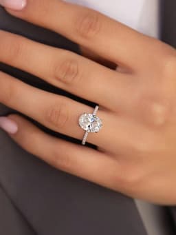 925 Sterling Silver Zirconia Gorgeous Shiny 1-5CT Oval Stone Ring For Women Engagement Wedding Luxury High Quality Fine Jewelry