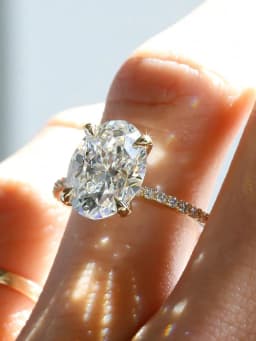 925 Sterling Silver Zirconia Gorgeous Shiny 1-5CT Oval Stone Ring For Women Engagement Wedding Luxury High Quality Fine Jewelry