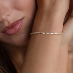 Hot Sterling 925 Silver Full AAA Zircon Bracelet Fine Jewelry 16cm-19cm 2-3mm Shiny CZ Accessories For Women Anniversary Gift
