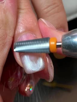 HYTOOS Tapered 5 in 1 Nail Drill Bit Cross Teeth Carbide Nail Bits Remove Gel Electric File Drills Machine Manicure Accessories