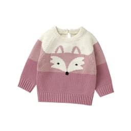 Baby Sweaters Knitted Newborn Kid Clothing Fashion Striped Cute Fox Tops Outerwear Infant Girls Boys Pullover Long Sleeve Autumn