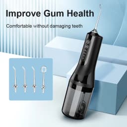 Professional Wireless Dental Floss Cleaner, 4 Cleaning Modes, Portable Rechargeable Electric Dental Floss Oral Irrigator