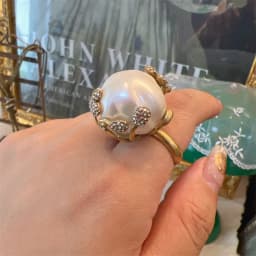 High Luxury Romantic Drop Baroque Pearl Pendant Vintage Jewelry Sets Cooper Flower Necklace Earring Ring Women Wedding Bride