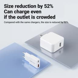 ACEFAST EU 30W GaN Ultra Thin Fast Charging USB C Phone Charger For iPhone 16/15 Pro Max PD QC3.0 Travel Adapter For Samsung S24