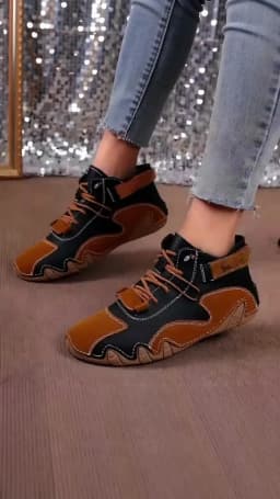 New 2025 Men's Retro Design Sports Shoes Men's Outdoor Casual Leather Breathable Comfortable Summer Hot Selling Flat Ankle Boots