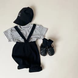 Summer Korean UNITIM Baby Boys 2PCS Clothes Set Cotton Short Sleeve T-shirts Strap Thin Shorts Suit Infant Boys Outfits
