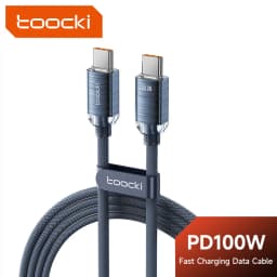 Toocki 100W/60W USB C Cable for Vivo OPPO Xiaomi Multi-color QC4.0 Fast Charging Charger Type C Cable for iPhone 16 15 Pro Max