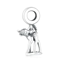 Fit Original Charm Bracelet 925 Sterling Silver Bambie Elk Deer Mother Daughter Love You Pendant Bead For Making Women Berloque