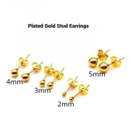 925 Sterling Silver Stud Earrings for Women Sterling Silver Earrings Multiple Piercings 5 Pairs Earrings Set 2mm 3mm 4mm 5mm 6mm
