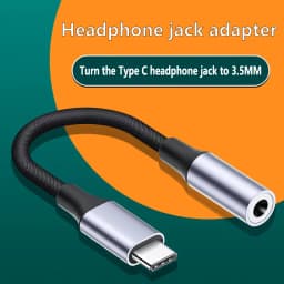 USB C 3.5 Jack Audio Cable USB C To 3 5 MM Jack Aux Adapter Phone Accessories Cabo Adaptador USB Tipo C USB C Adapter HeadPhone