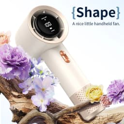 Handheld High-Speed Fan Mini Portable Air Conditioner with Six Fans and 199 Levels of Infinite Adjustment