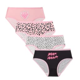New 4PCS Children's Panties Alphabet Printed Breathable Triangle Panties Girls Student Panties Teenage Teenage Panties Trousers