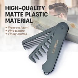 NEW Style 2 in 1 Pocket Folding Comb Barber Hair Clipper Combs Hair Styling Tools Professional Salon Wide Tooth Oil Head Comb