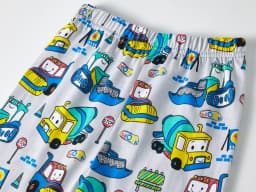 Boys Cartoon Engineering Car Pajamas Set 100% Cotton 2PC Loungewear Long Sleeve Elastic Cuffs Soft Sleepwear For Kids 1-8 Years