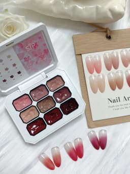 9 Color Painting Gel Nail Polish Nude Pink Painting Gel Smudge Canned High Saturation Popular Semi-Solid Nail Polish for Nail Sa