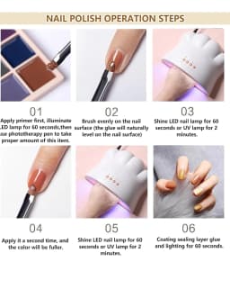 9 Color Painting Gel Nail Polish Nude Pink Painting Gel Smudge Canned High Saturation Popular Semi-Solid Nail Polish for Nail Sa