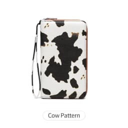 MIYIN Women Wallet RFID Blocking High Quality PU Leather Zipper Wallet Large Capacity Long Wallet Credit Card Clutch Wristlet Wa