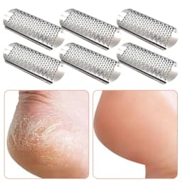 6Pc Foot File Callus Remover Tool Stainless Steel Pedicure Tool Dead Skin Removal Foot Rasp Callus Remover Feet Heel Grater File