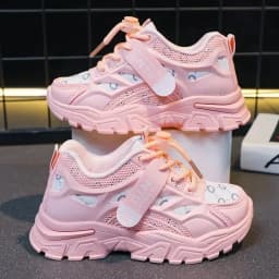 Children's Casual Shoes 2023 Spring Style Net Breathable Non-slip Running Shoes For Boys And Girls Comfortable Outdoor Footwear