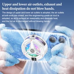 Cooling Fan Mobile Cooling Phone Fan Cooler Phone Fans for Cell Phone Cooler for Phone Cooling Fan for Phone Cell Phone Fan