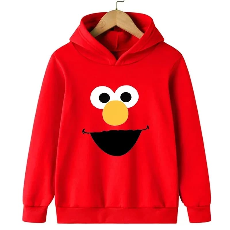 Spring and Autumn Cartoon Print Children's Hooded Hoodie Top New Casual Fashion Kid Sweatshirt Coat Boys/Girls Hooded Pullover
