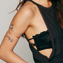 FTCY 7 Pcs Upper Arm Bracelets for Women Adjustable Gold Color Arm Cuff Bangle Women's Jewelry Gifts