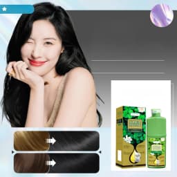 Bubble Botanical Hair Dye Can Cover White Hair At Home Lazy Hair Color Care Natural Plant Essence Permanent Hair Color Cream