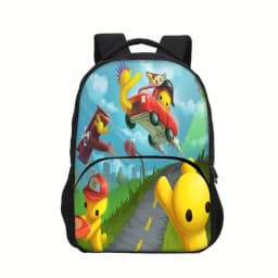 Wobbly Life Swinging Life Backpack Cartoon Octopus Monster Primary and Secondary School Children's Backpack