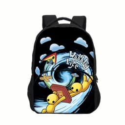 Wobbly Life Swinging Life Backpack Cartoon Octopus Monster Primary and Secondary School Children's Backpack