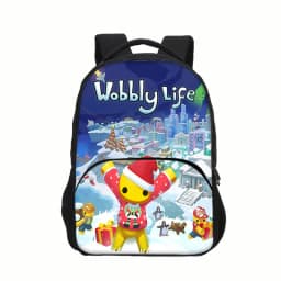 Wobbly Life Swinging Life Backpack Cartoon Octopus Monster Primary and Secondary School Children's Backpack