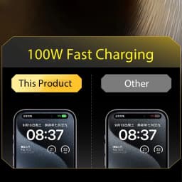 PD100W 5A Super Fast Charge USB C Liquid Silicone Cable For iPhone 16 15 Samsung Galaxy S25 S24 Quick Charger Type-C Data Wire