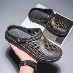 Plus Size 48 49 Men Non-slip Beach Sandals Outdoor Home Clogs Water Shoes Breathable Lightweight Men Hole Slippers Wholesale