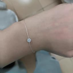 925 Silver Pink Rope Inlaid Shiny Zircon Bracelet for Women Girls Elegant Delicate Vintage French Fine Jewelry Wedding Wholesale