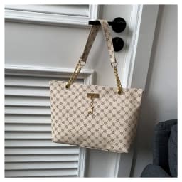 Women Luxury Design Tote Bag Large Capacity Handbag Fashion Printing Shoulder Bag Trendy New Shopping Bag Purse