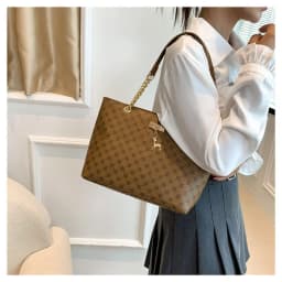 Women Luxury Design Tote Bag Large Capacity Handbag Fashion Printing Shoulder Bag Trendy New Shopping Bag Purse