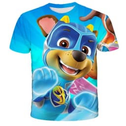 PAW Patrol toy dog Kids Clothing Tops Boy T-shirt 3D Print pat patrouille T Shirts Anime Short Sleeve Baby Child Birthday Gift