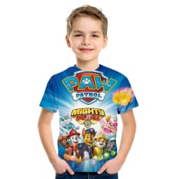 PAW Patrol toy dog Kids Clothing Tops Boy T-shirt 3D Print pat patrouille T Shirts Anime Short Sleeve Baby Child Birthday Gift