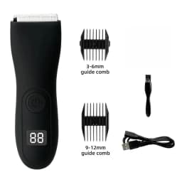 Mens Body Hair Trimmer for Men Balls Women Lady Shaver Hair Removal Bikini Trimmer Groin & Body Shaver Groomer Arm Beard Razor