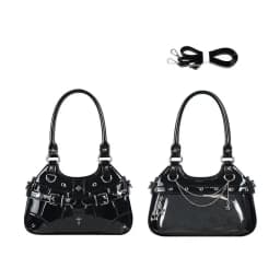 Y2k Fashion Women Shoulder Bag Cute Sweet Ita Bag Lolita Girls Transparent Pocket DIY Display Handbag Fashion Underarm Bag Purse