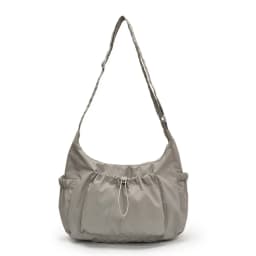Sweet Korean Style Nylon Shoulder Bag Pleated Handbag Crossbody Bag Lightweight Tote Bag Drawstring Bag Outdoor